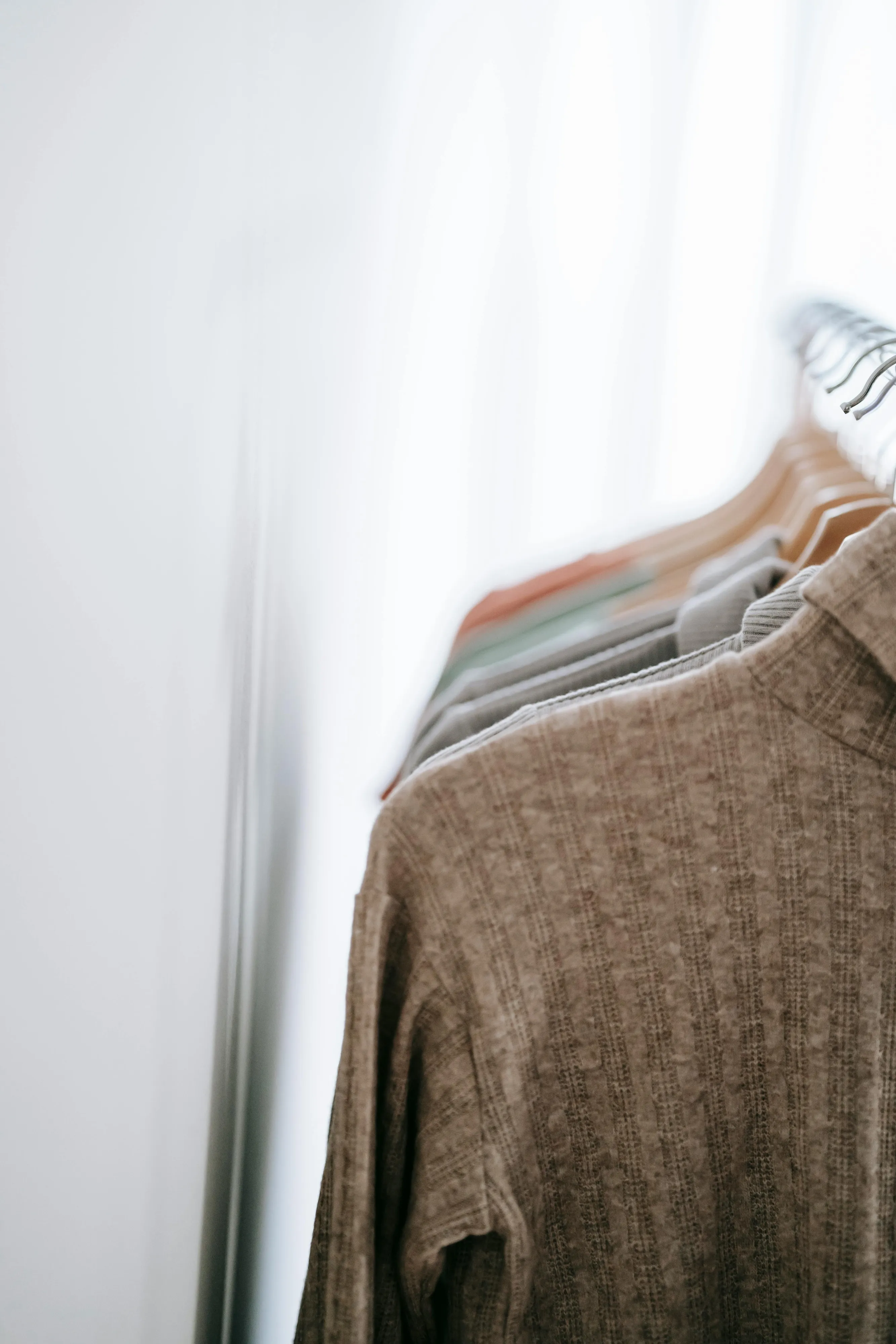 Clothes Hanging Stock Photo