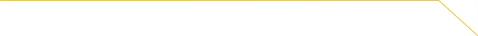 Thin horizontal yellow line with a small decorative fold on the right end against a white background.