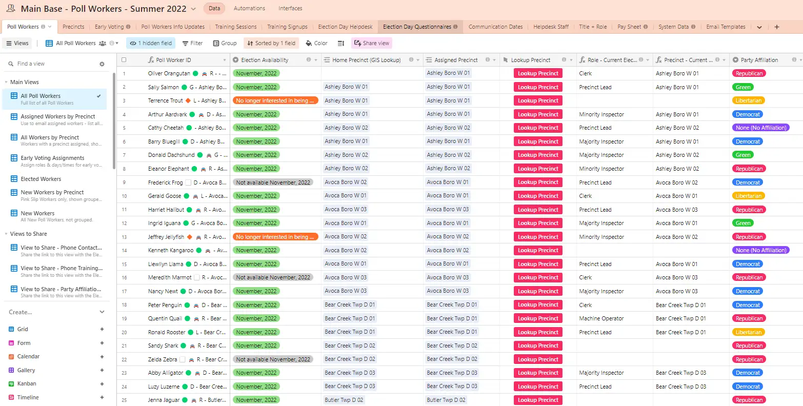 Video Thumbnail of Poll Worker Tool