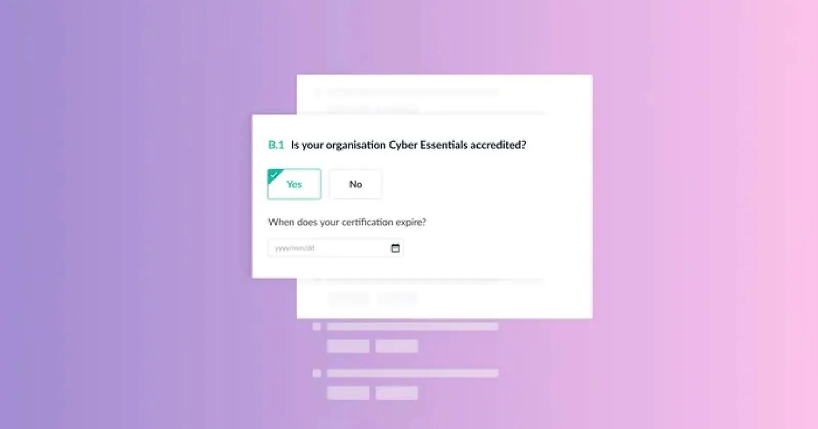 Ensuring up-to-date certifications with expiring controls