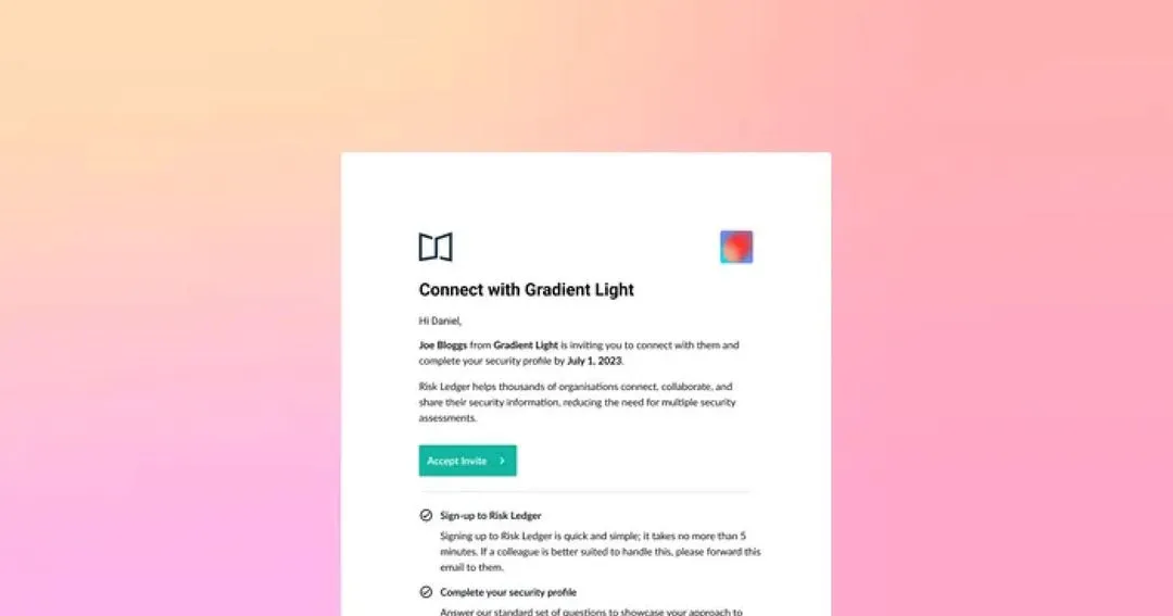 Improving Supplier Invites