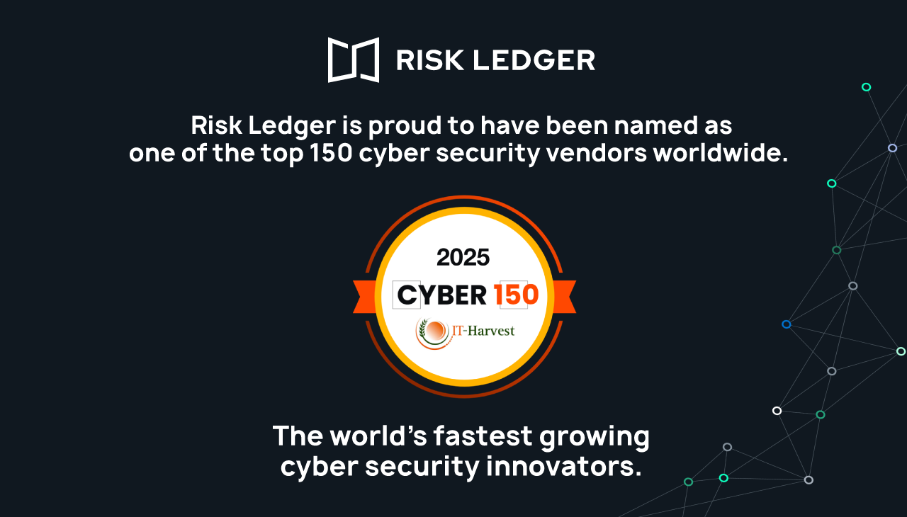 Risk Ledger Recognised as a Top Cyber Security Innovator in 2025 Cyber 150 List