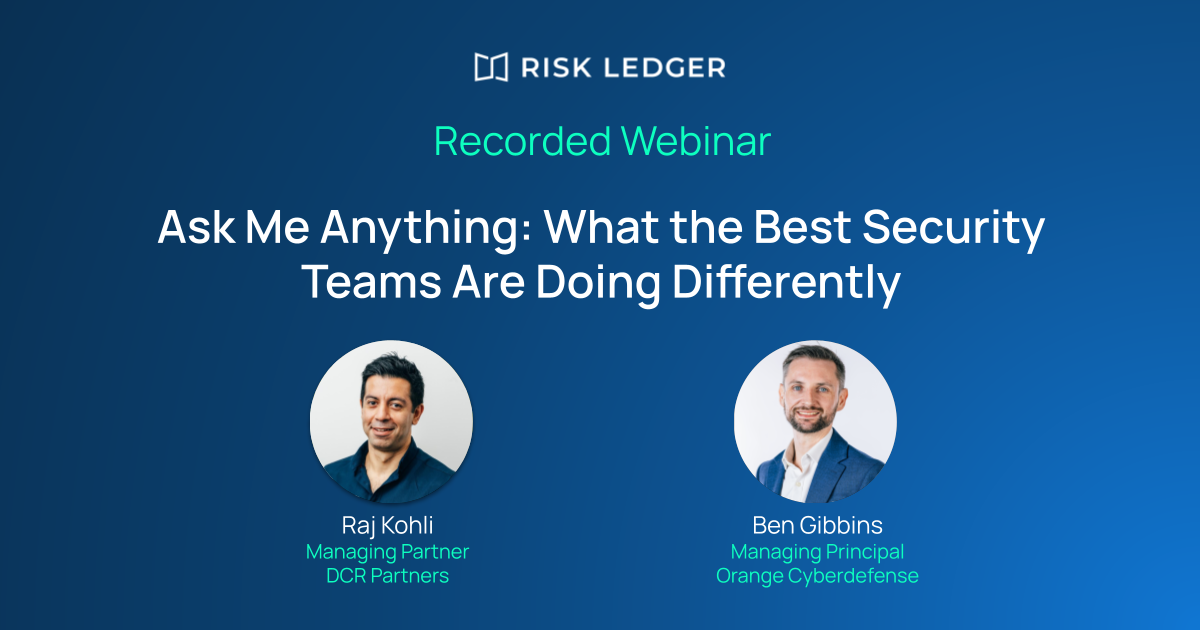 On Demand Webinar: What the Best Security Teams Are Doing Differently