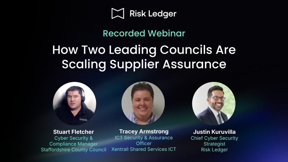 On Demand Webinar: How Two Leading Councils Are Scaling Supplier Assurance 