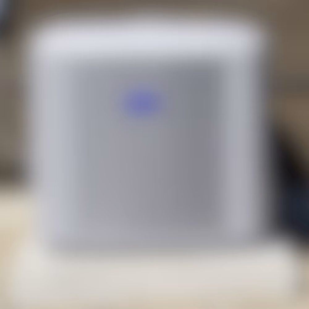 Blurry Air Conditioner Unit Outdoors