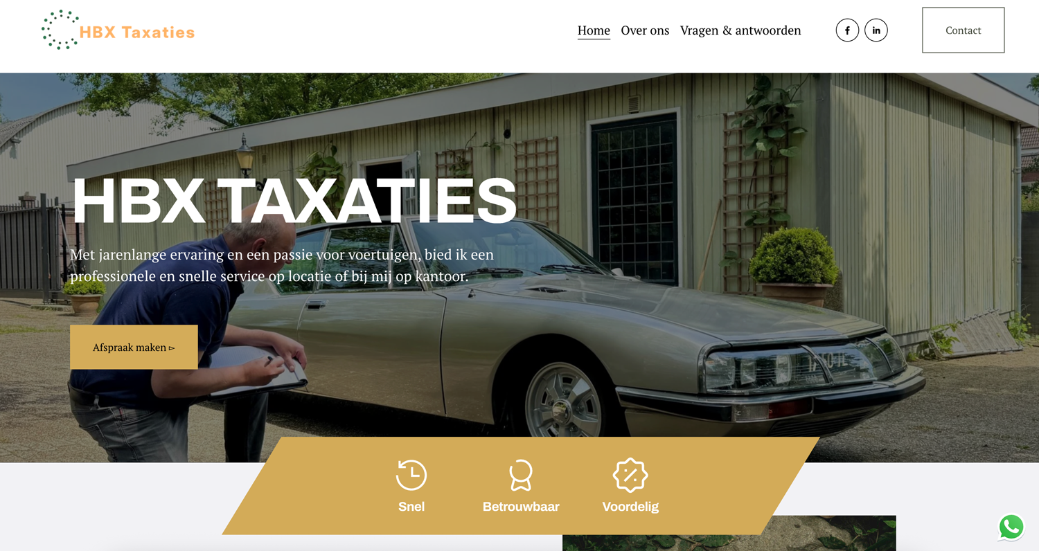 Webamigo case - HBX Taxaties