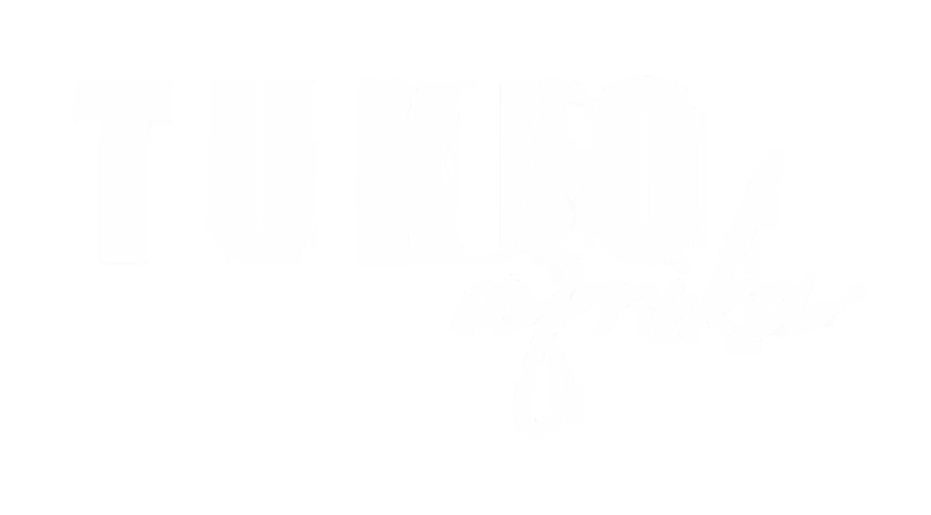 White text logo reading 'TUKIO afrika' on a transparent background.