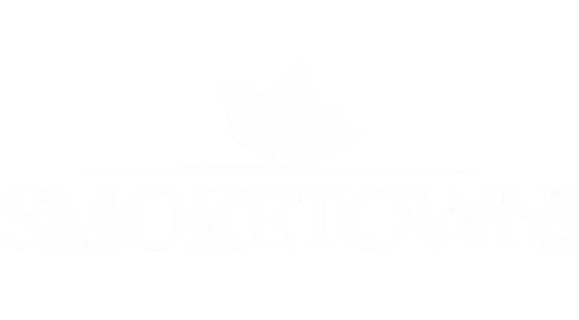 Smoketown logo with three stylized leaves above the word 'SMOKETOWN'.