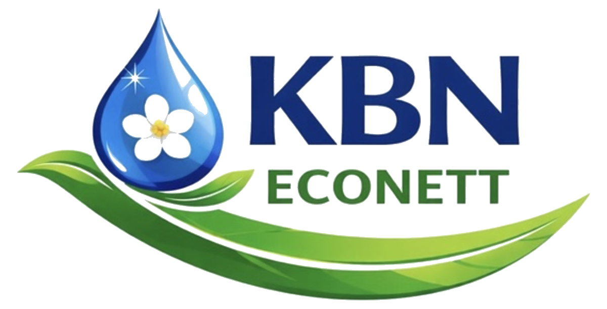 Logo de KBN Econett Sàrl, entreprise de nettoyage à Fontainemelon.