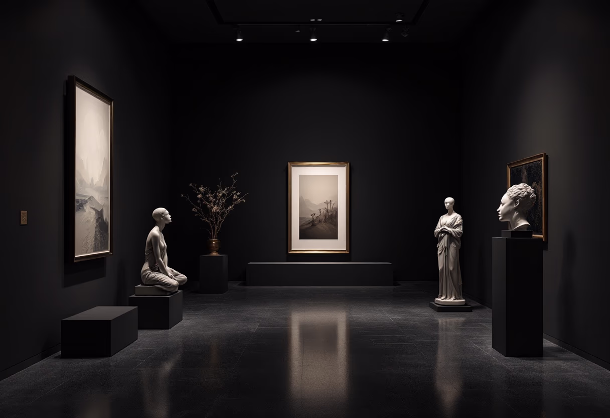 image of art exhibition space (for a art gallery)