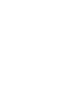 White icon of an open hand with a heart above it on a black background.