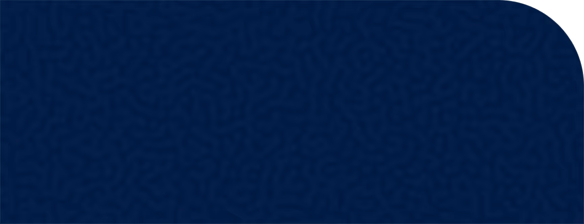 Dark blue abstract background with subtle organic wavy patterns and a rounded top-right corner.