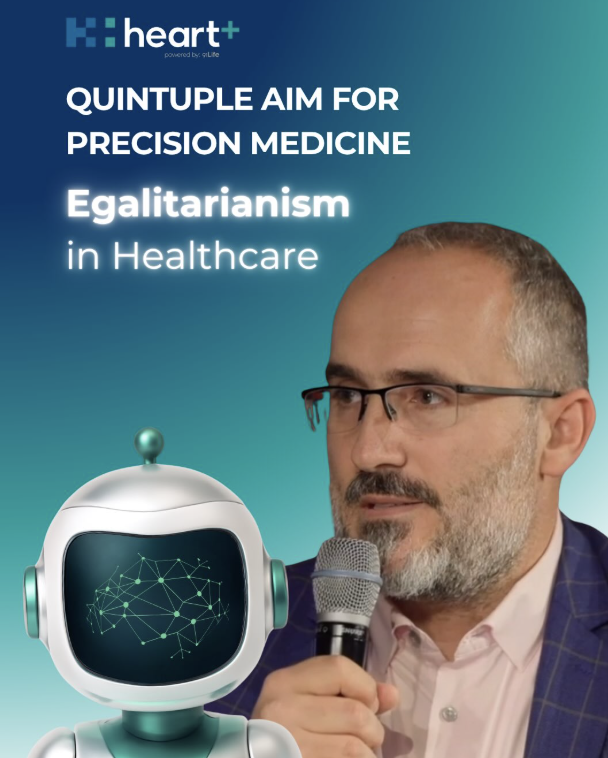 CEO of Heart+ presenting Precision Medicine.