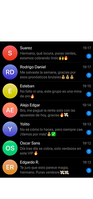 Comentarios positivos de clientes del Crack de las Apuestas