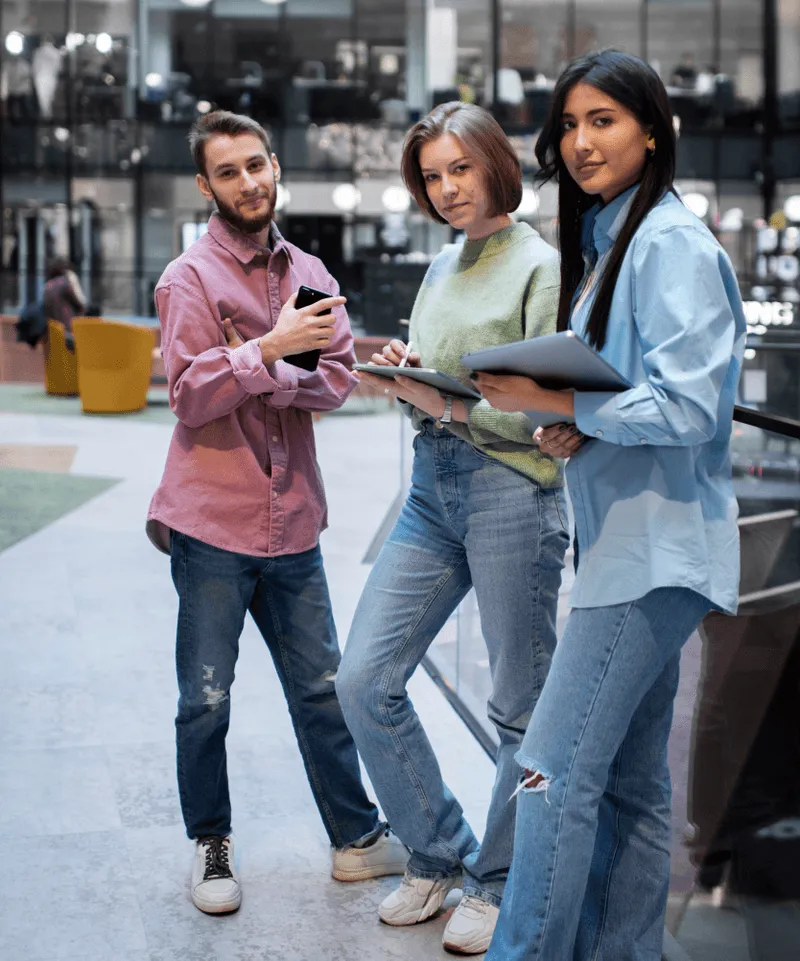 Link Barista team reviewing performance and priorities together, reflecting a long-term partnership focused on client success.