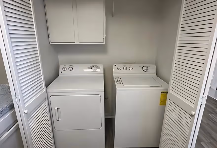 Washer and dryer