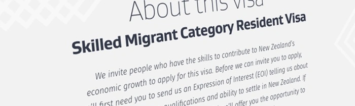 Skilled Migrant Category update