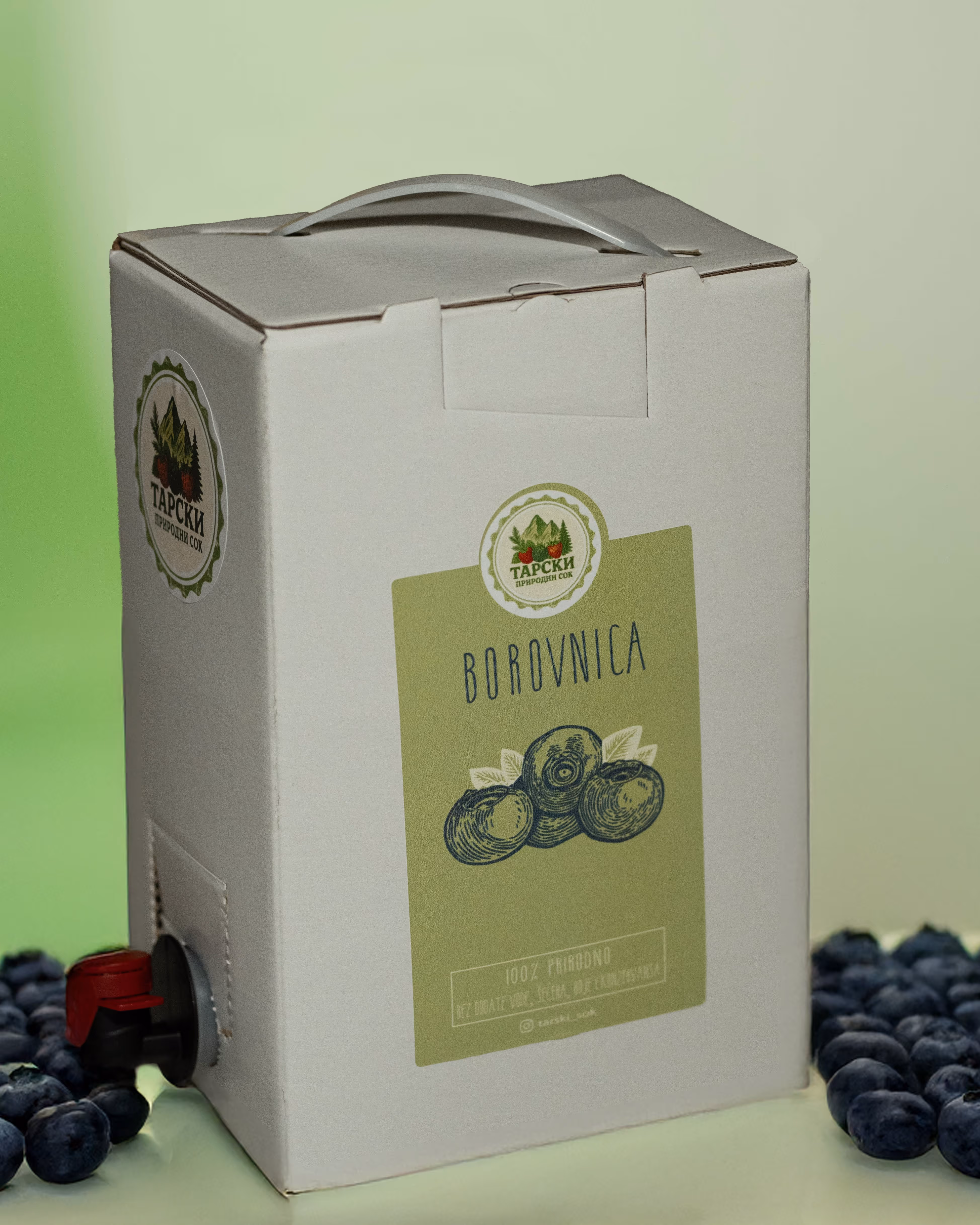 Tarski sok od borovnice u ambalaži od 3l.
