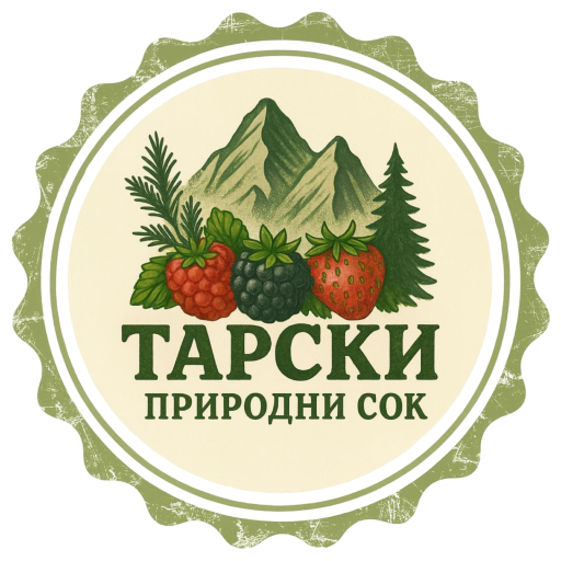 Logo Tarski sok. Hladno cedjeni sok.
