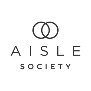 Aisle Society brand logo with two overlapping circles above the text.