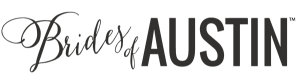 Brides of Austin logo in black text.