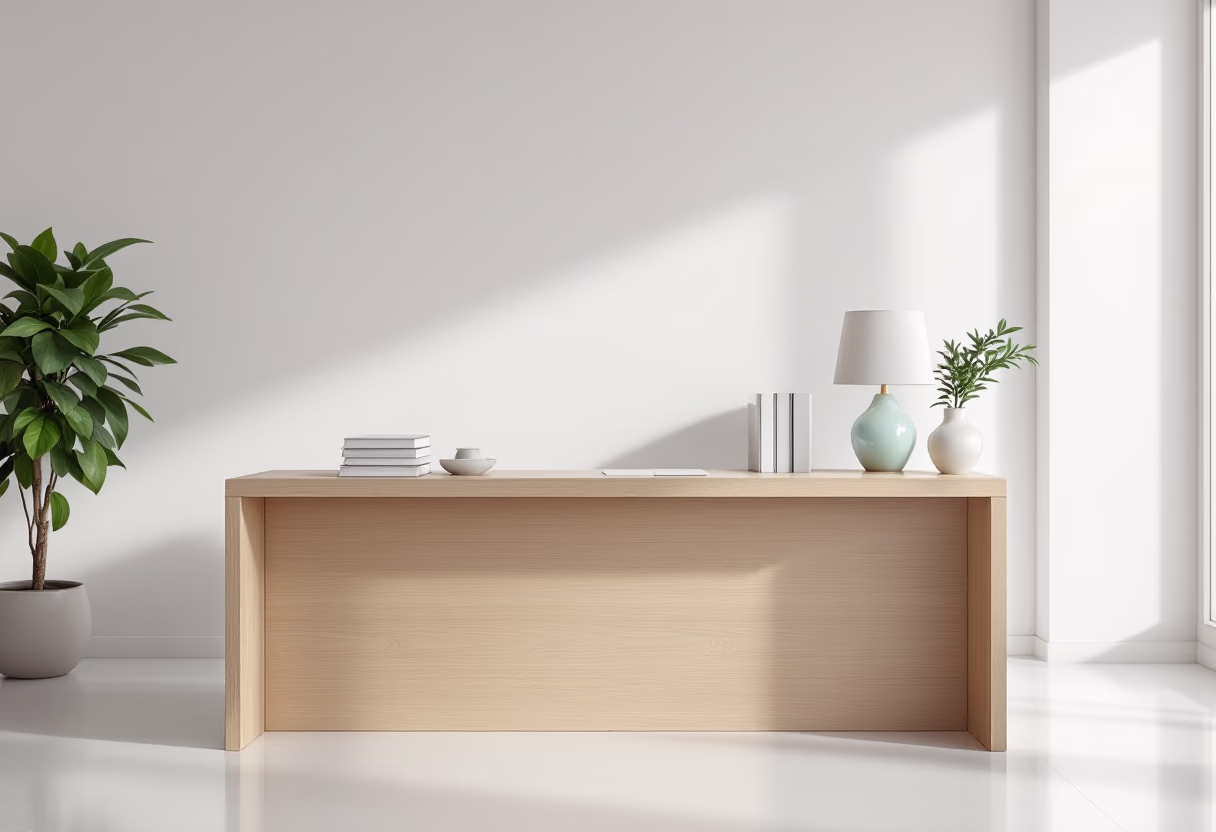 consultation desk at university admission office