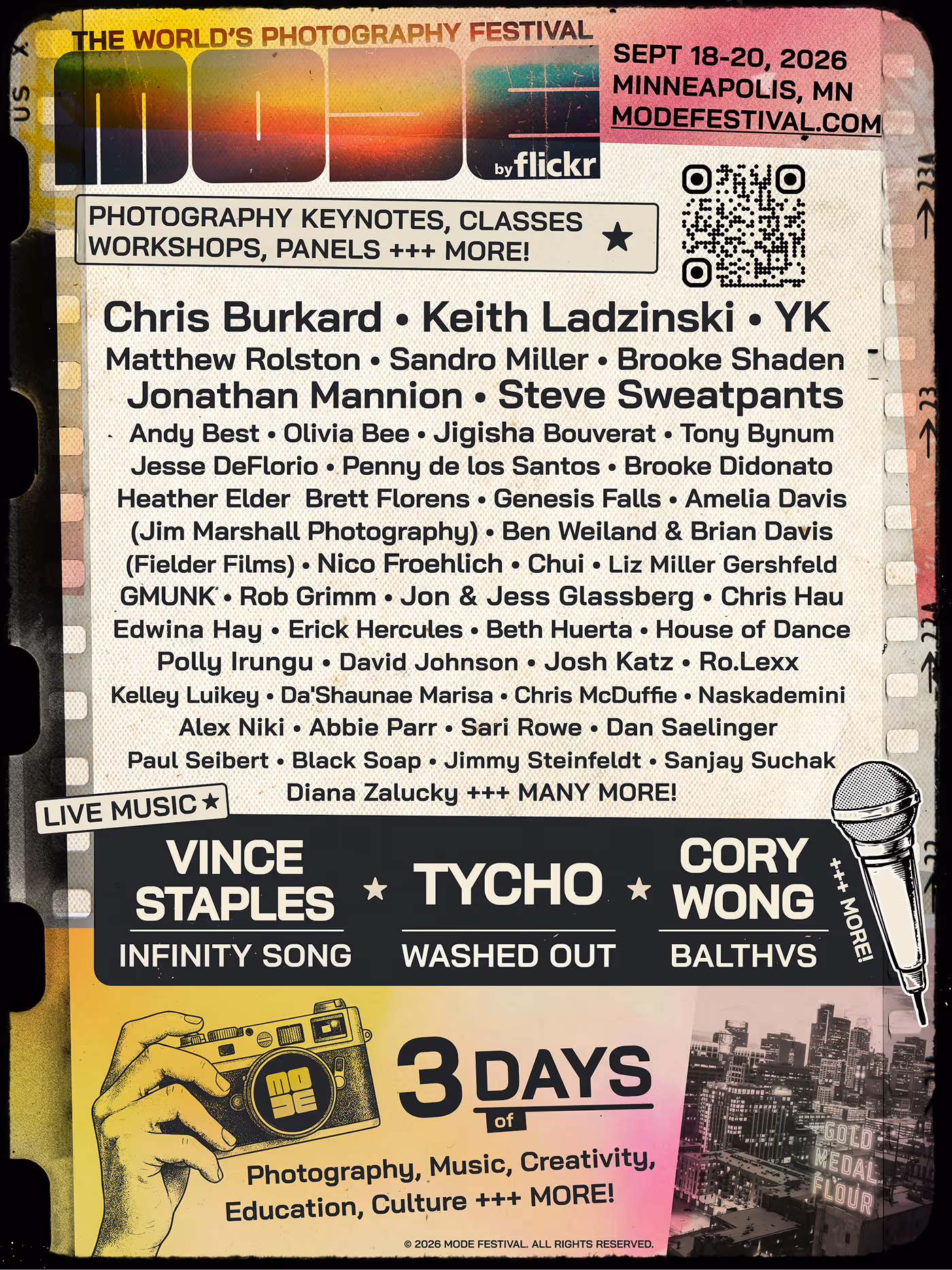 Mode 2026 Line up Poster