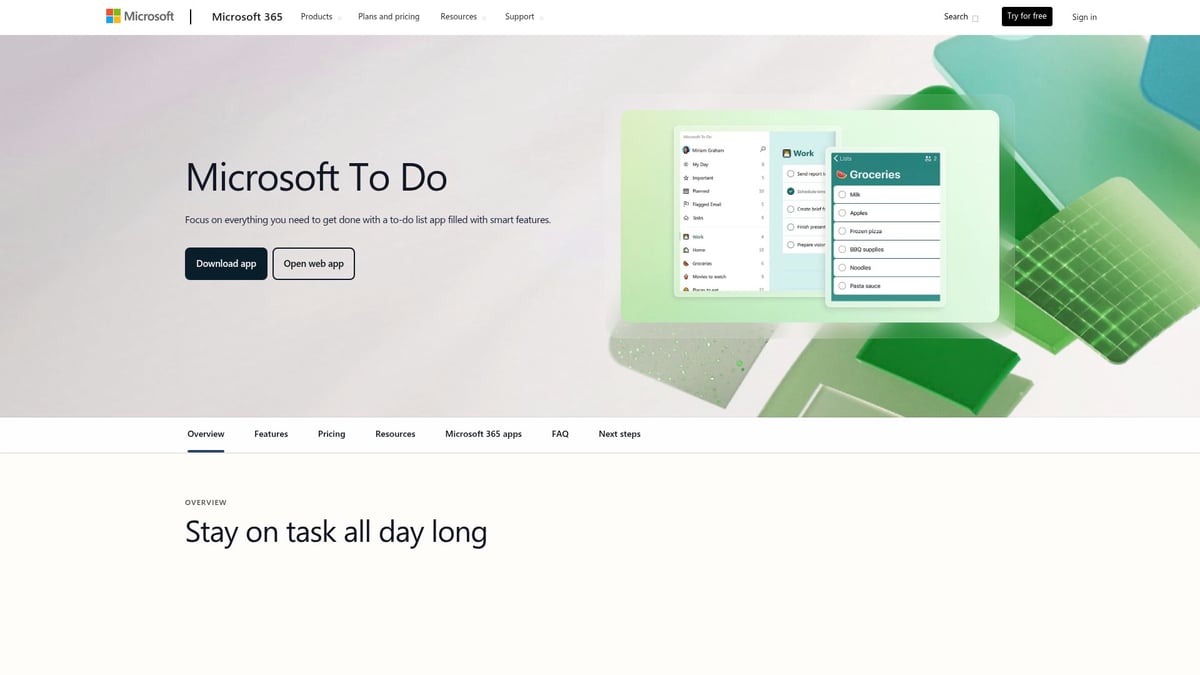 7 Time Management Apps to Boost Productivity in 2026 - Microsoft To Do: Simple, collaborative task lists