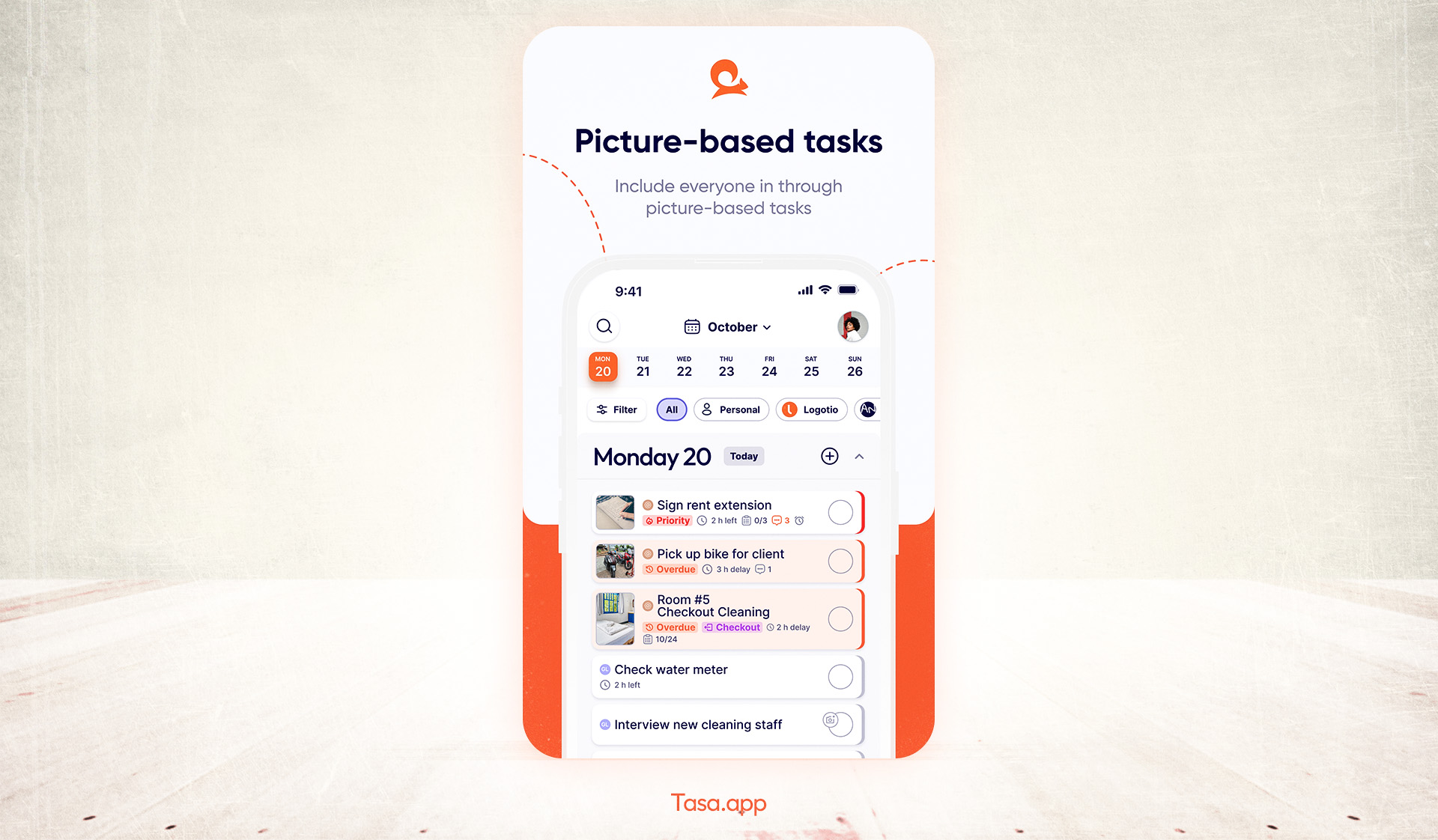 Tasa picture-based tasks