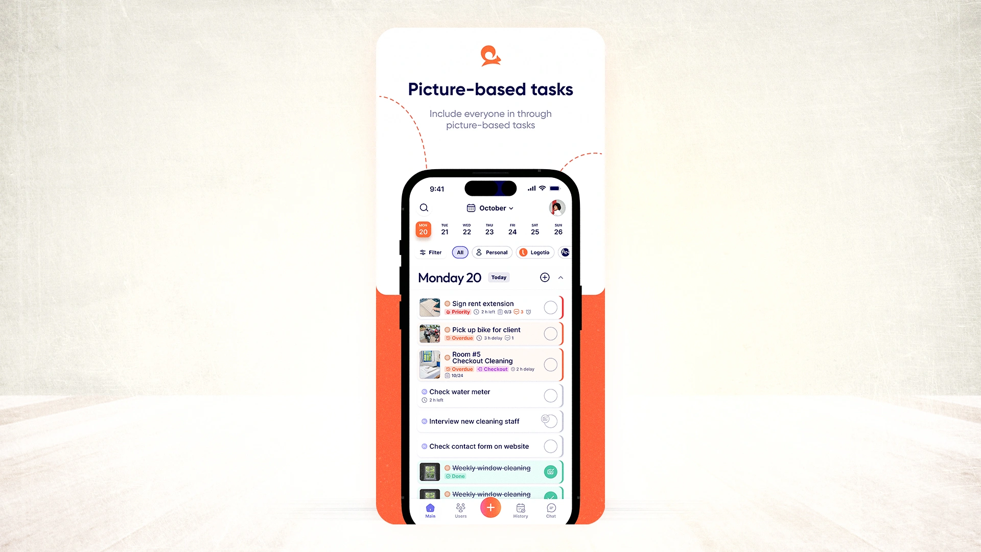 Tasa picture-based task preview