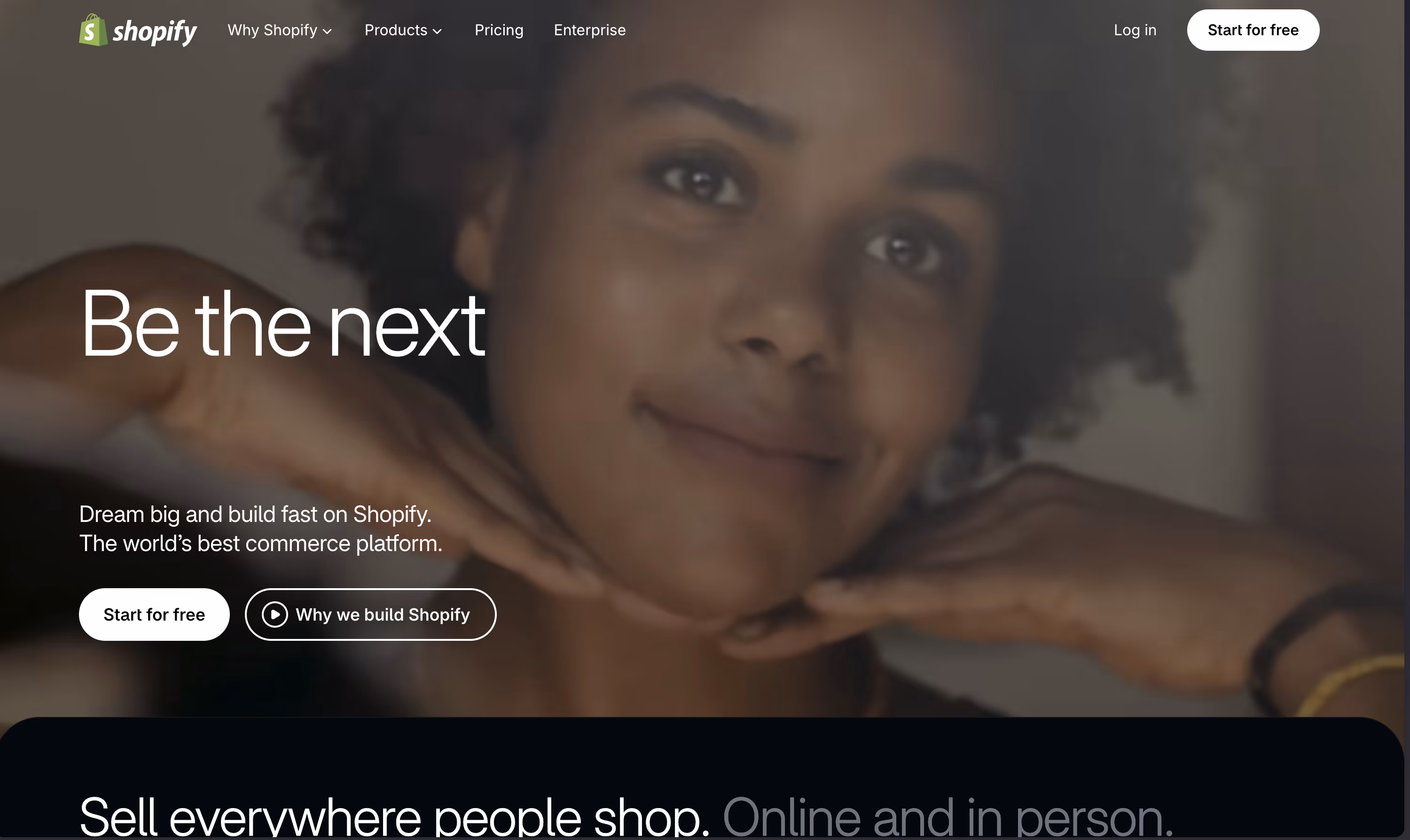 Shopify website view - Ecommerce & online store 