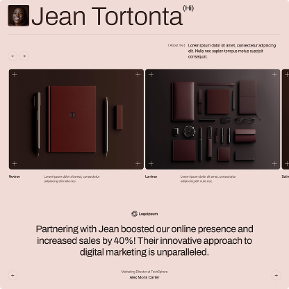 Jean — Portfolio & Agency Website Template
