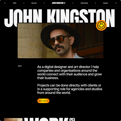 Boldfolio — Personal Website Template
