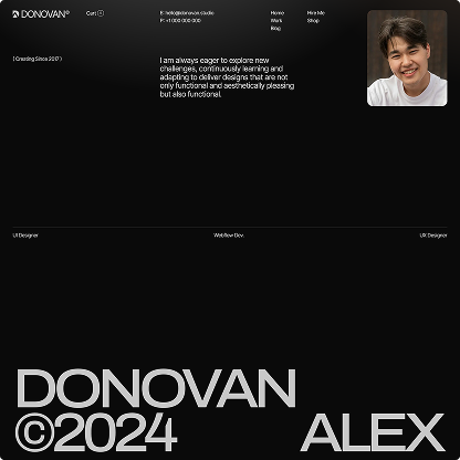 Donovan — Portfolio & Agency Website Template
