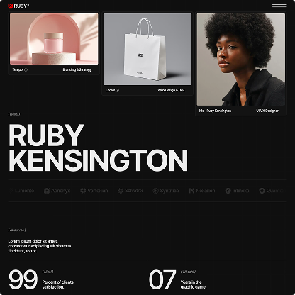 Ruby — Portfolio & Agency Website Template