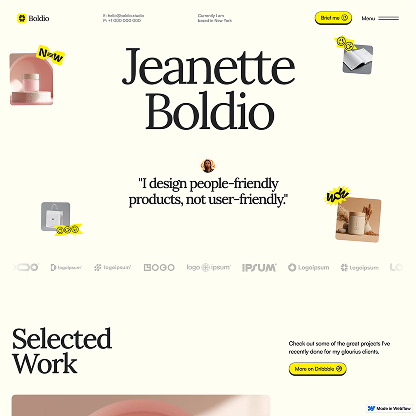 Boldio — Portfolio & Agency Website Template