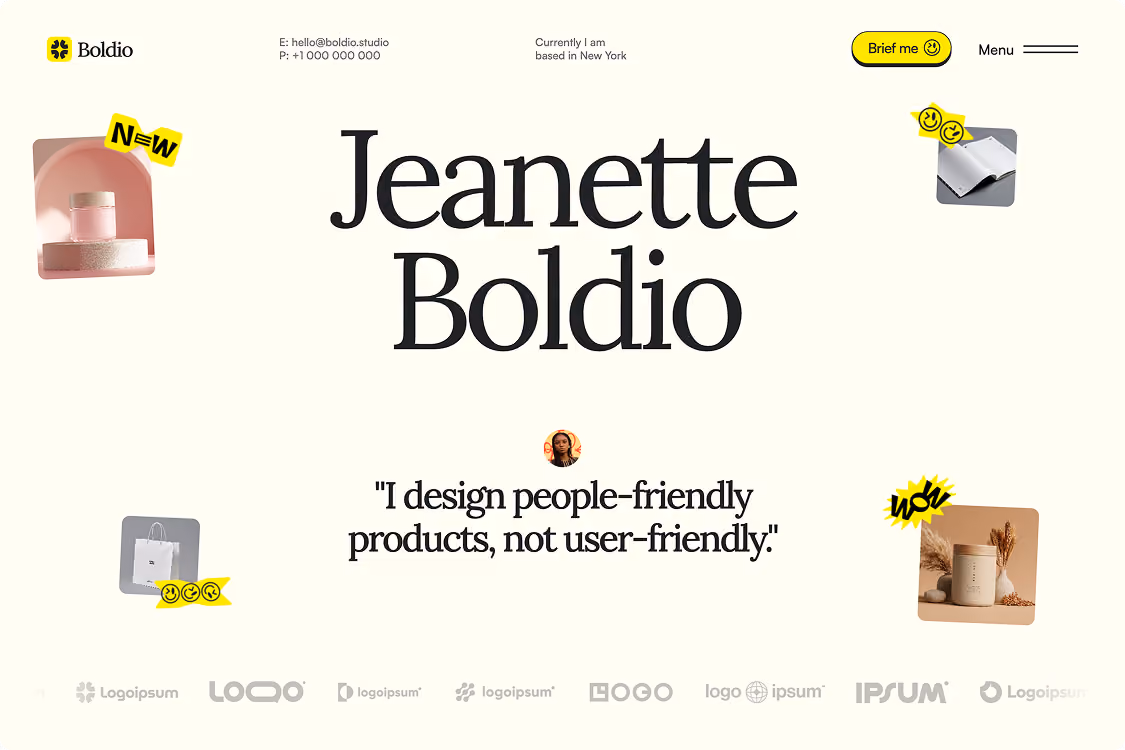 Boldio — Portfolio & Agency Website Template