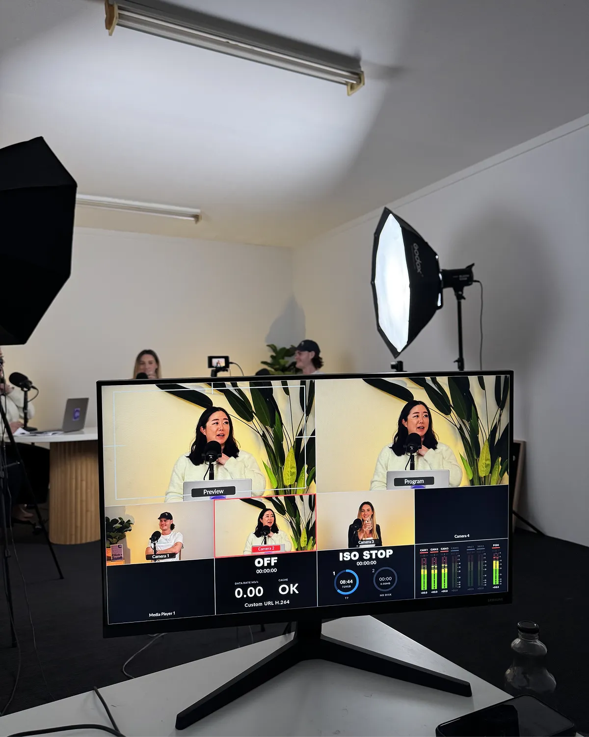 Click + Scroll marketing podcast behind the scenes.