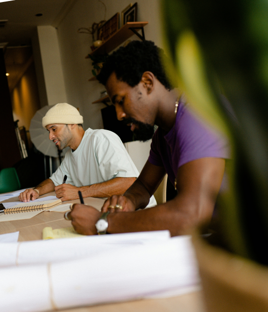 Financial advisor working with client on portfolio management