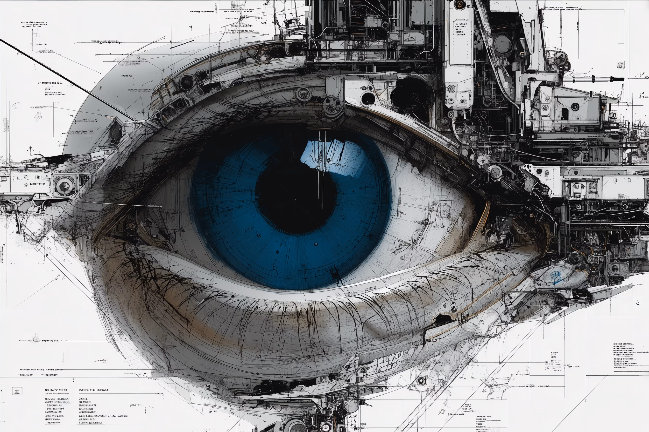 A detailed breakdown of an eye