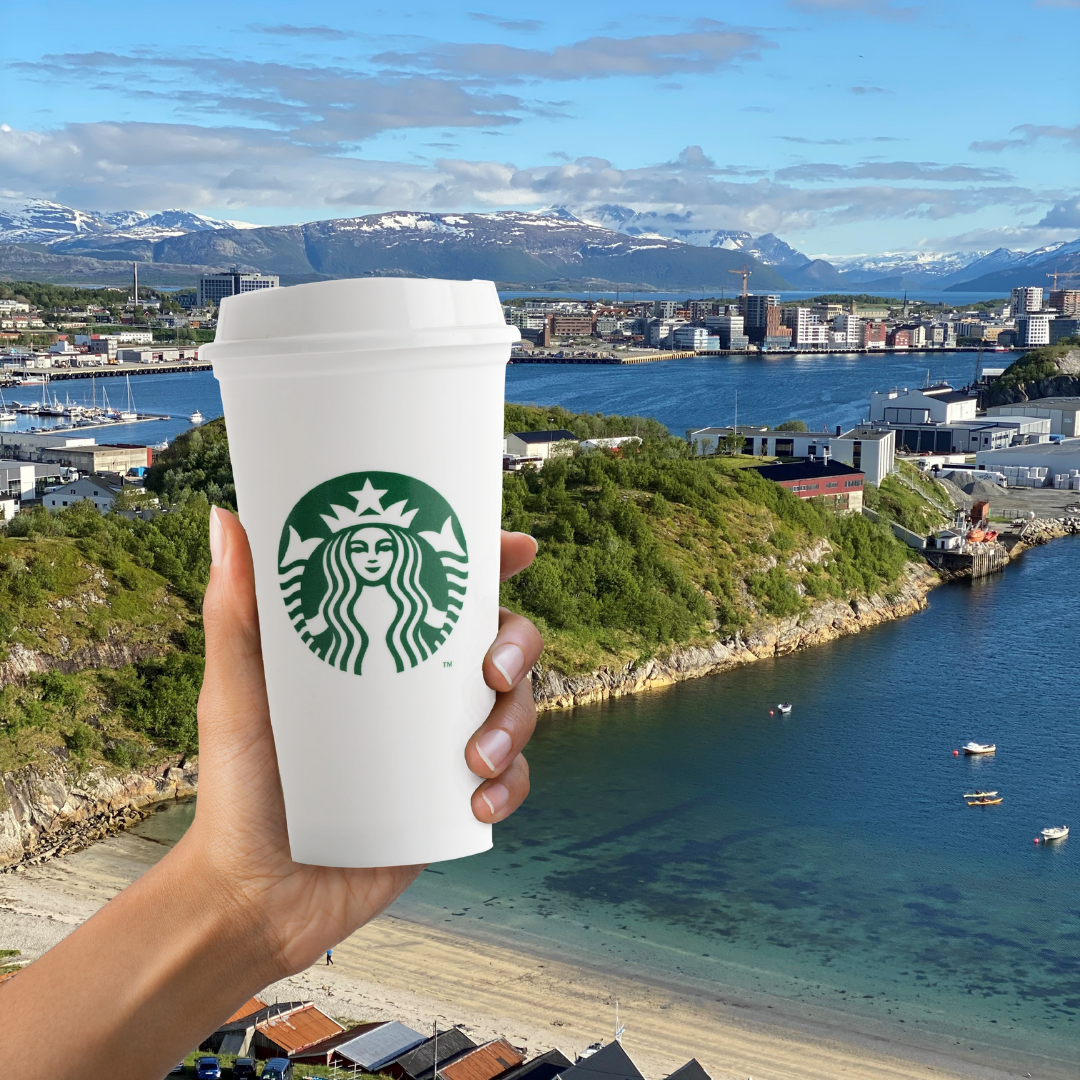 Starbucks åpner sin første kaffebar nord for polarsirkelen