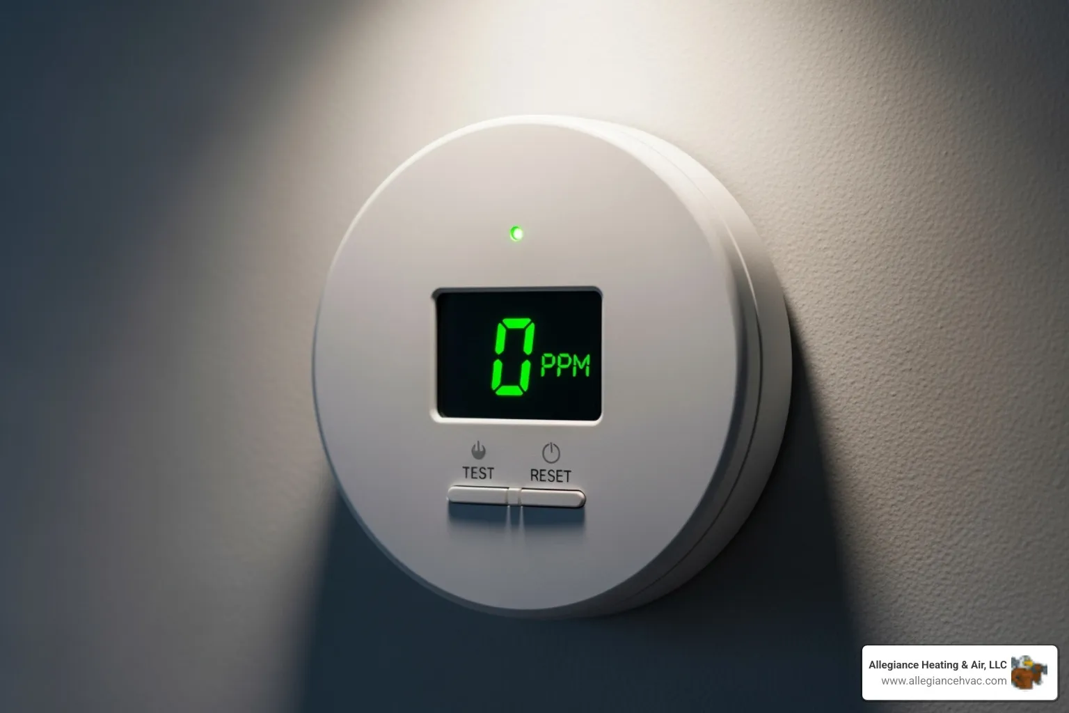 Diagram showing ideal carbon monoxide detector placement in a multi-story home - Carbon monoxide detector