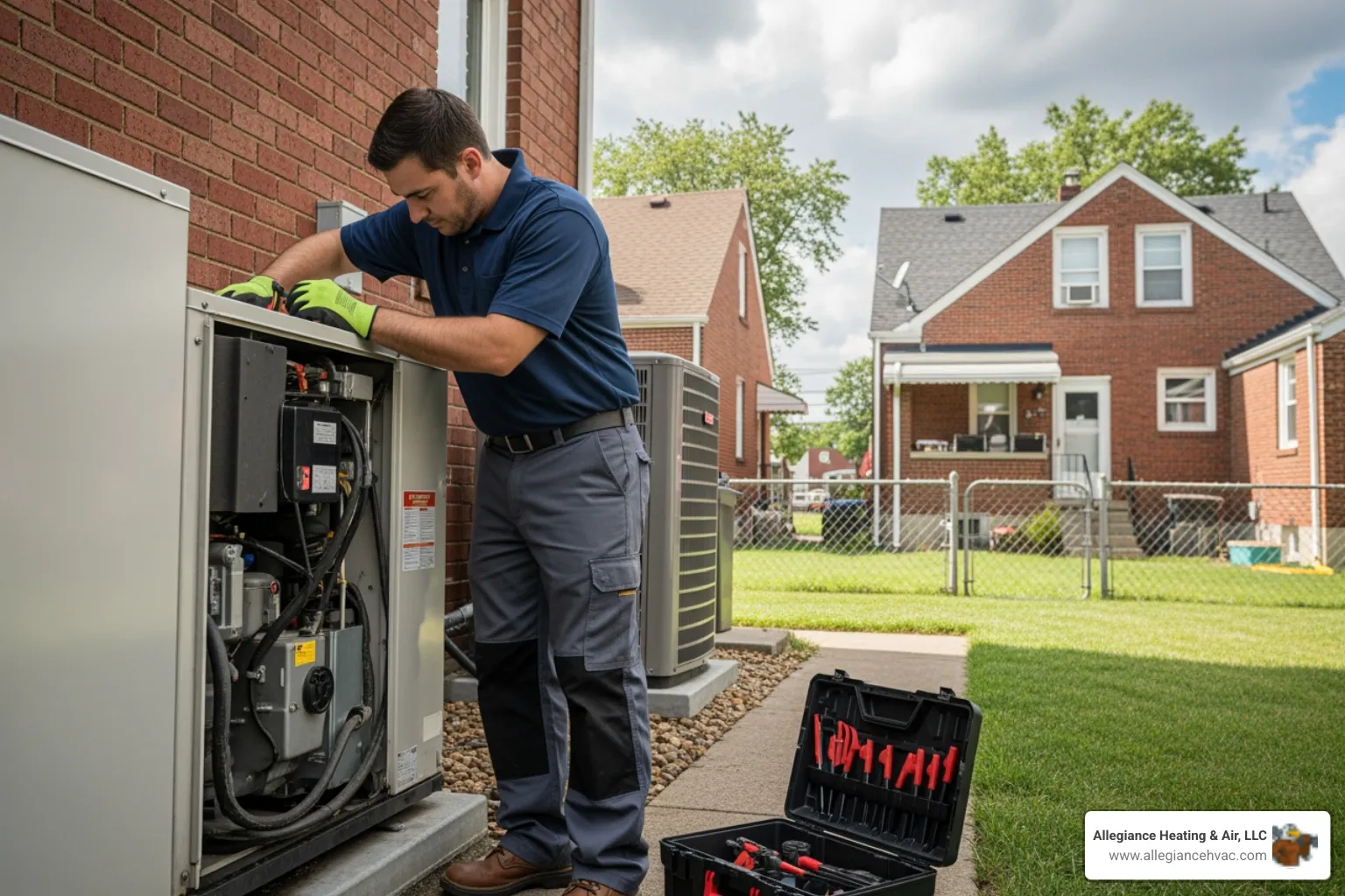 infographic showing steps to find affordable heat pump repair including checking certifications, comparing guarantees, asking about diagnostic fees, reviewing customer testimonials, and verifying emergency availability - affordable heat pump repair in louisville, ky