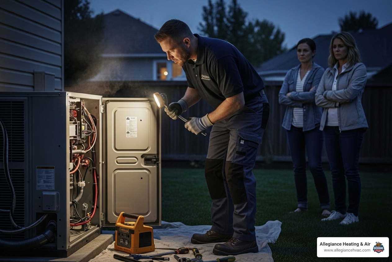 emergency heat pump installation - emergency heat pump installation in new albany, in