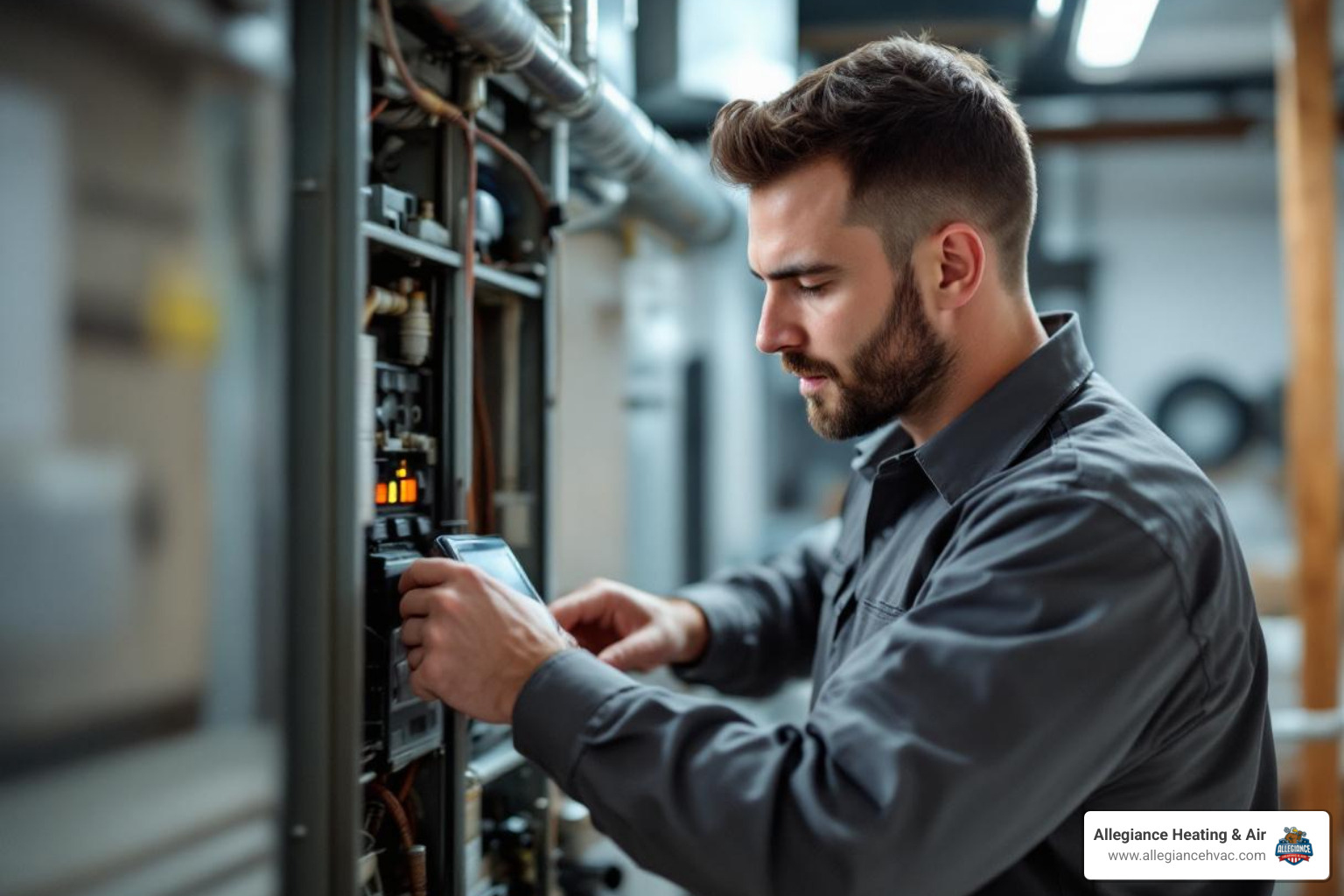 Infographic showing the top 5 warning signs your furnace needs repair: unusual noises like rattling or squealing, weak or inconsistent airflow throughout your home, unexplained increases in energy bills, yellow or flickering pilot light indicating combustion issues, and persistent cold spots in different rooms - affordable furnace repair in clarksville, in Infographic showing the top 5 warning signs your furnace needs repair: unusual noises like rattling or squealing, weak or inconsistent airflow throughout your home, unexplained increases in energy bills, yellow or flickering pilot light indicating combustion issues, and persistent cold spots in different rooms - affordable furnace repair in clarksville, in