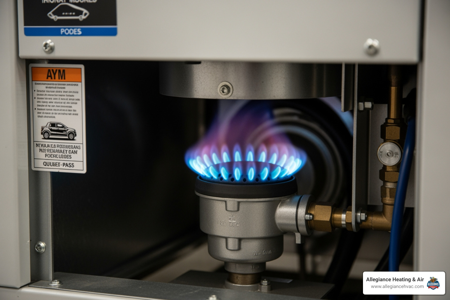 a furnace burner with a steady flame - emergency furnace maintenance in borden, in a furnace burner with a steady flame - emergency furnace maintenance in borden, in