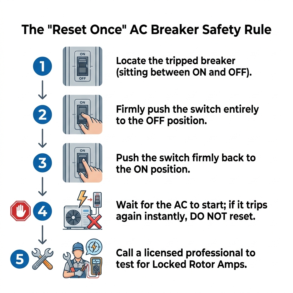 The 'Reset Once' AC Breaker Safety Rule