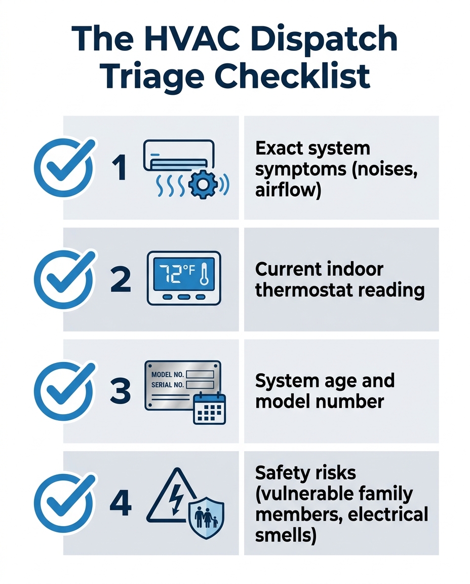 The HVAC Dispatch Triage Checklist