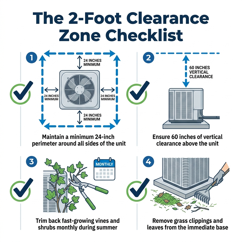 The 2-Foot Clearance Zone Checklist