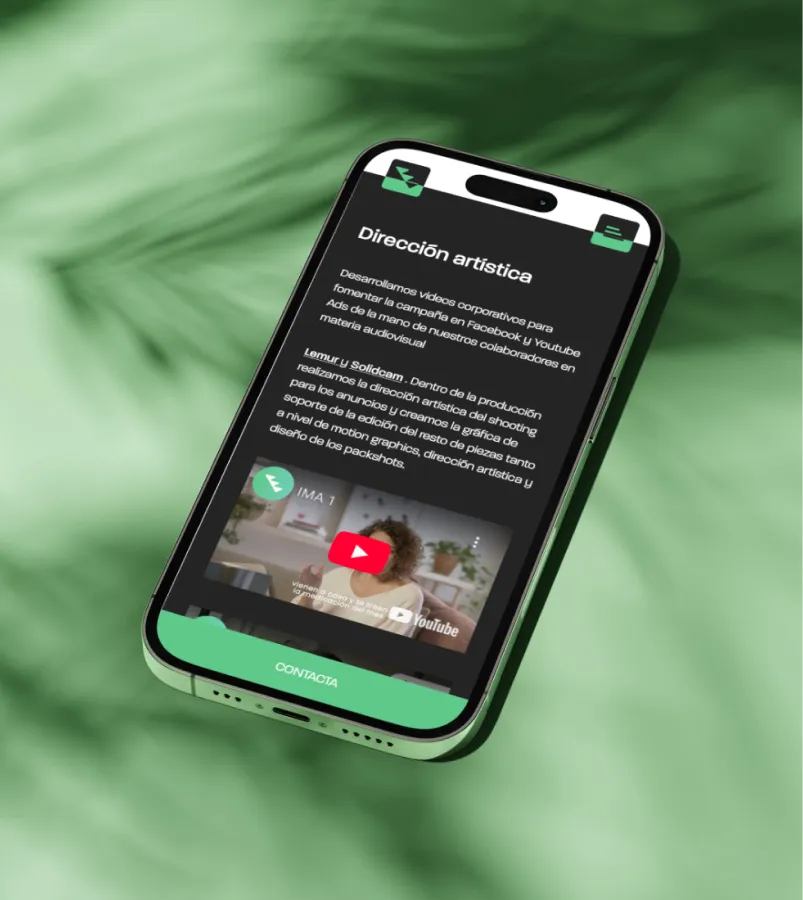 Captura de pantalla de Iguana Digital - Desarrollo Webflow